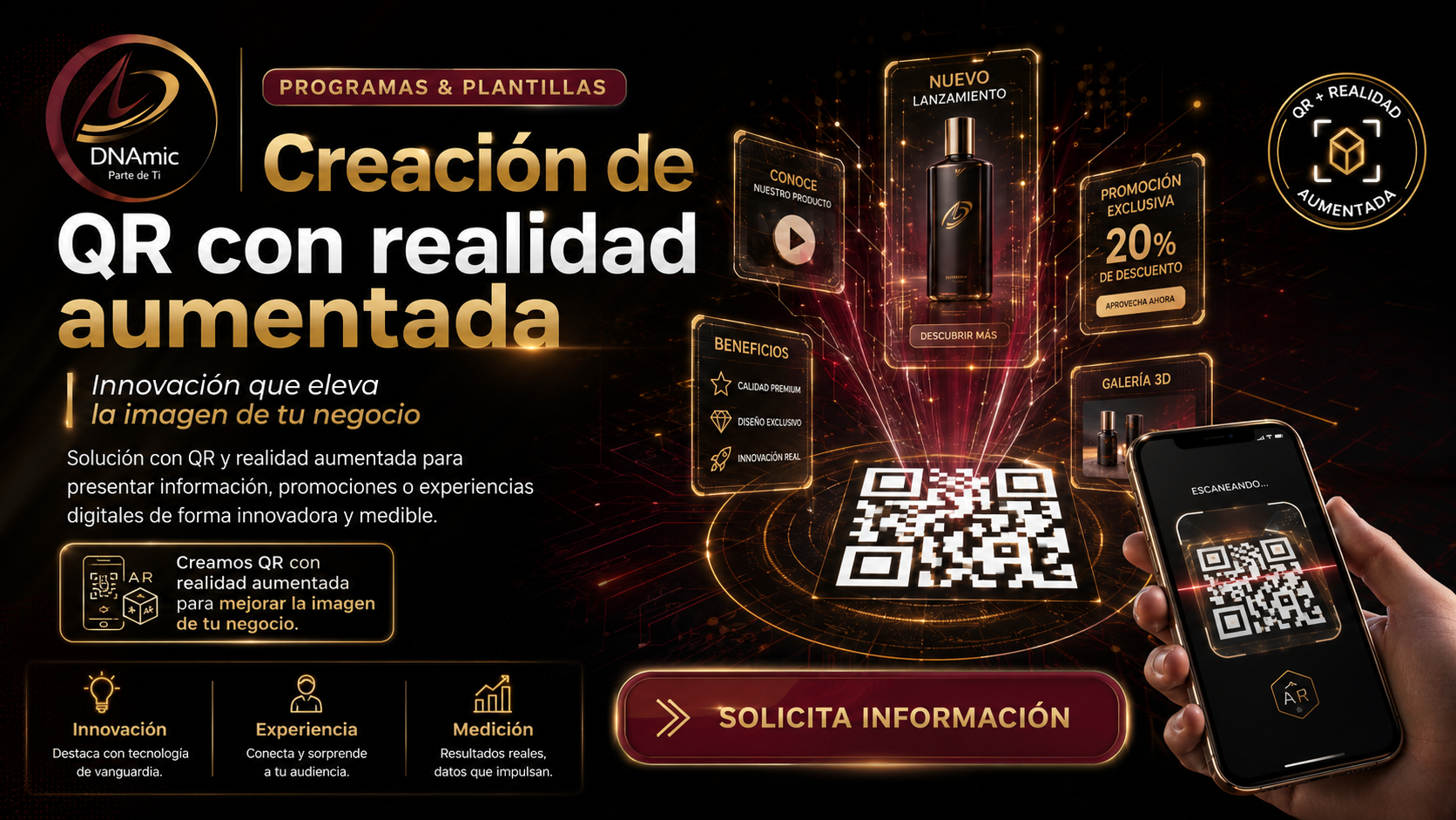 Creacion de QR con realidad aumentada