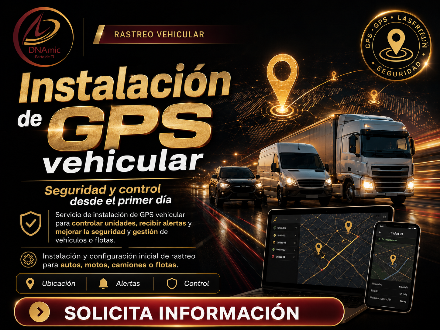 Instalación de GPS vehicular